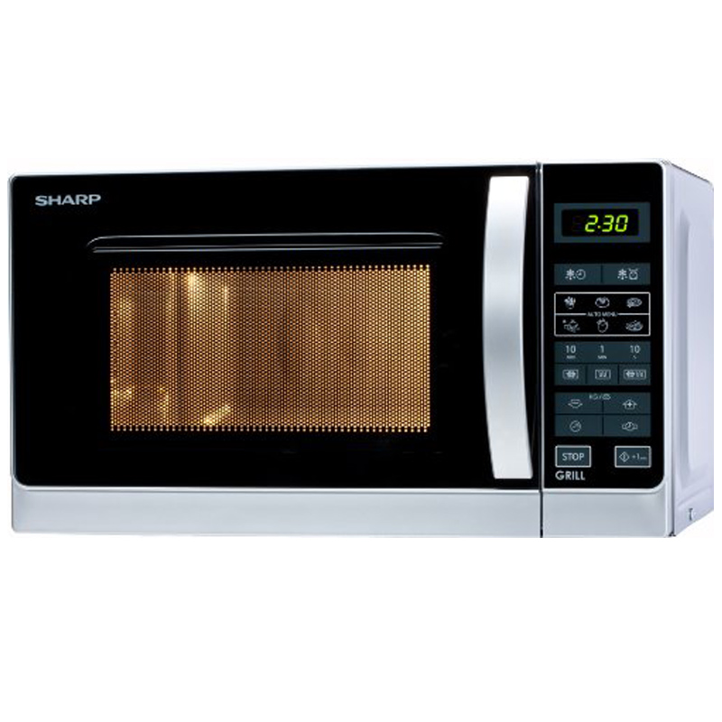 Sharp R642INW Silbermetallic Mikrowelle