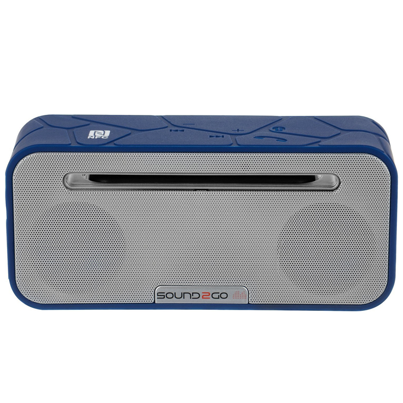 Sound2Go BRIQ Studio Blau-Silber portabler Lautsprecher