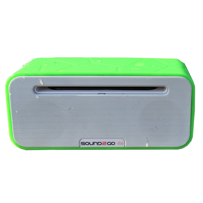 Sound2Go BRIQ Studio Grün-Weiß portabler Lautsprecher