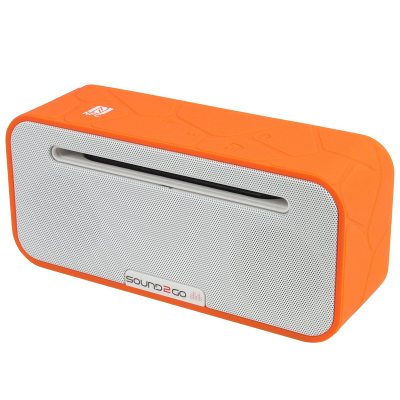 Sound2Go BRIQ Studio Orange-Weiß portabler Lautsprecher