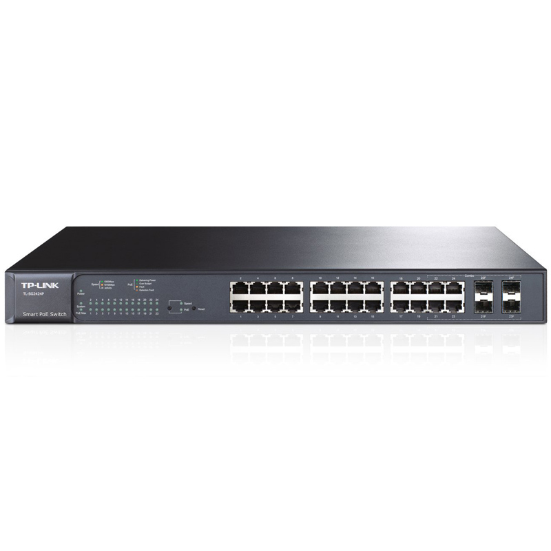 TP-Link TL-SG2424P 24-Port Gigabit PoE+ Smart Switch