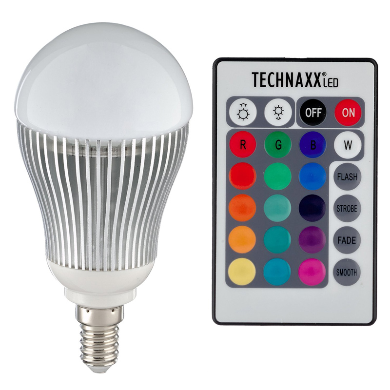 Technaxx LED RGB Lampe E14 5W