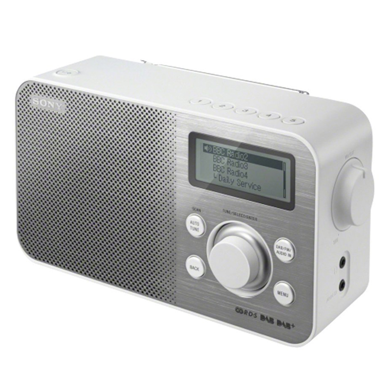 Sony XDR-S60DBPW Kofferradio weiß