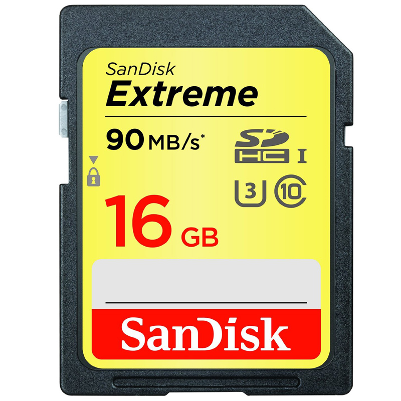 Sandisk Extreme SDHC Card 16GB