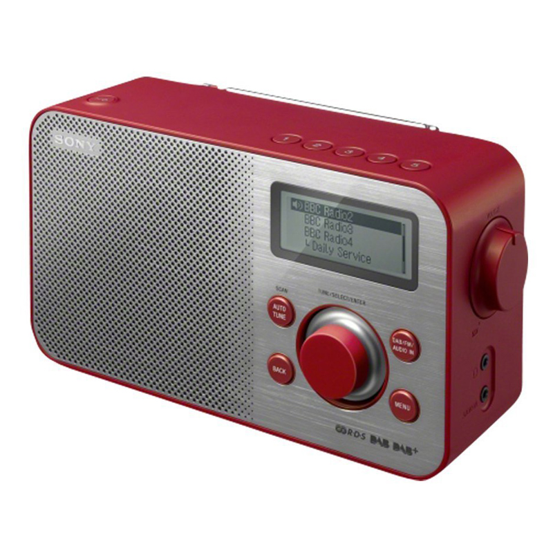 Sony XDR-S60DBPR Kofferradio rot