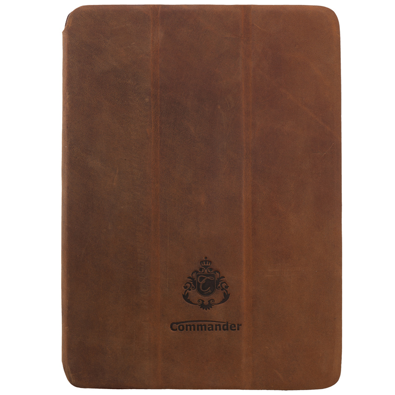 Peter Jäckel Commander Book Case Elite Leder Vintage Braun