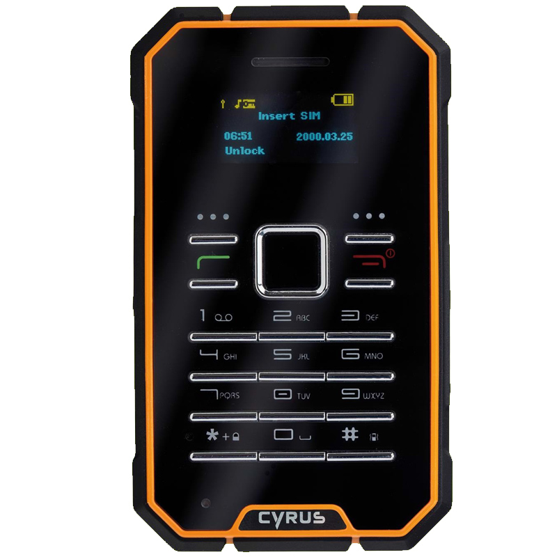 Cyrus CM1 Outdoor Handy schwarz/gelb