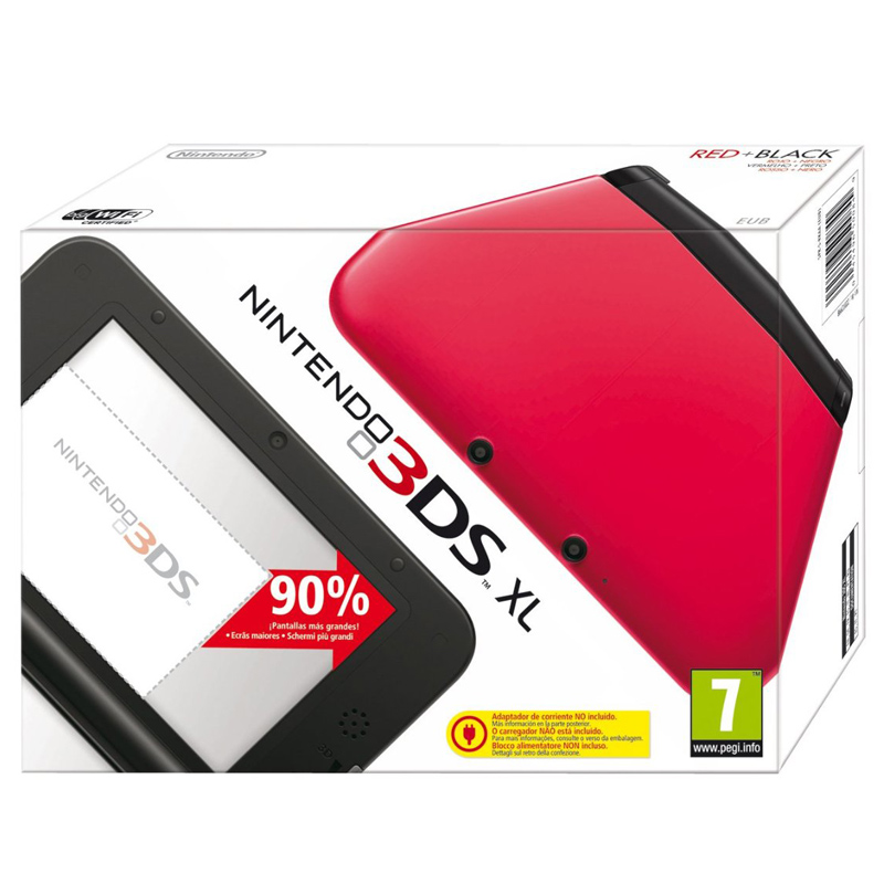 Nintendo 3DS XL rot/schwarz