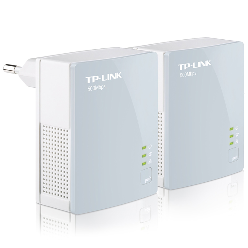 TP-Link TL-PA411KIT V2.0 AV500 Mini Powerline-Netzwerkadapter (500Mbps) 2-er Set