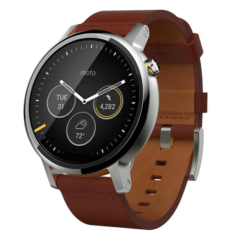 Motorola Moto 360 2. Gen. cognac leather