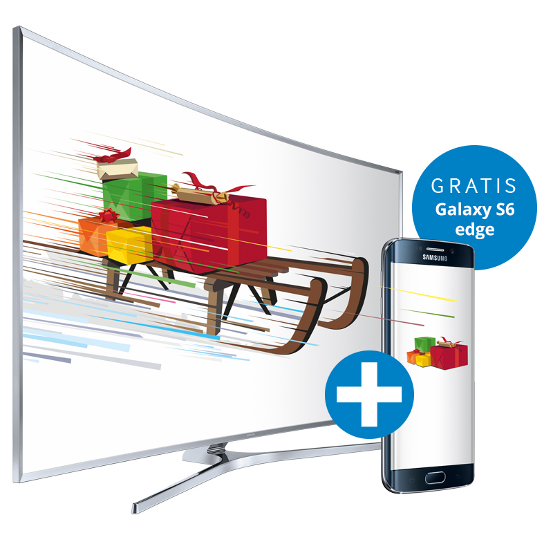 Samsung UE65JS8590TXZG 163cm (65 Zoll) LED-Curved-4K-TV (Premium-Modell)