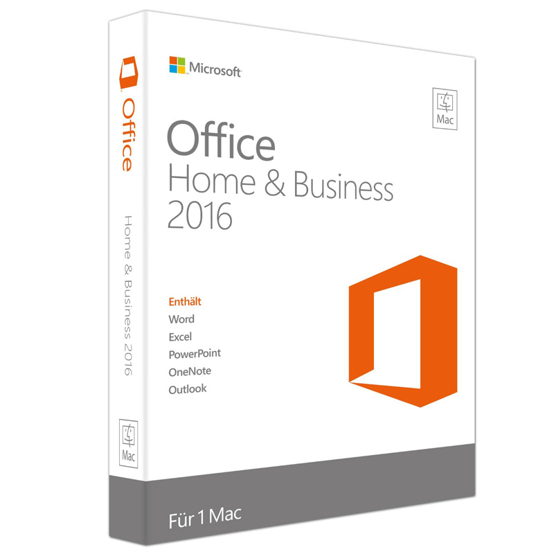Microsoft Office Home&Business 2016 für Mac