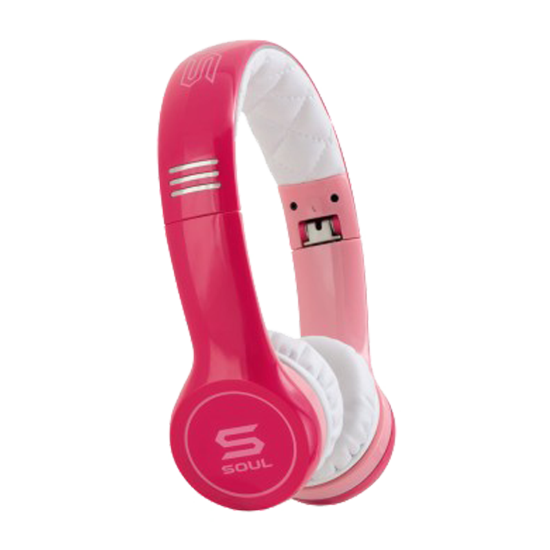 SOUL On-Ear-Kopfhörer SL100 Pink weiß