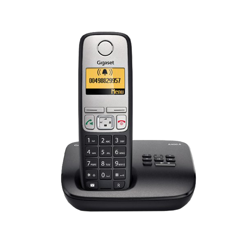 GigaSet A400A schwarz Schnurlostelefon