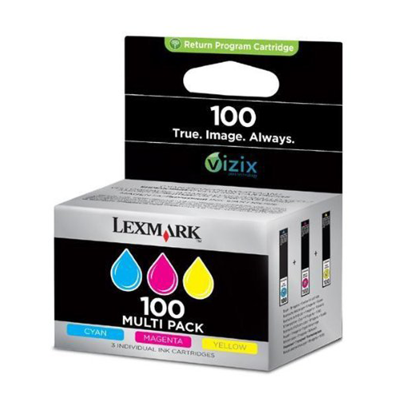Lexmark NO.100 Tintenpatrone Dreierpack