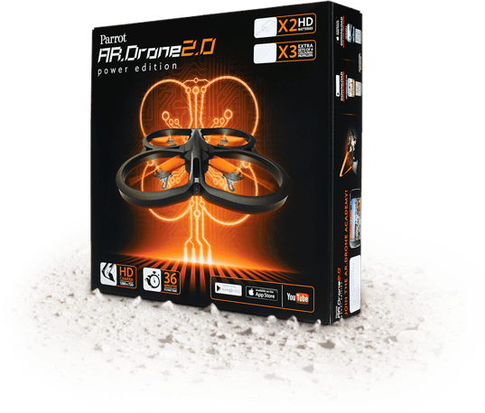 Parrot AR.Drone 2.0 Power Edition Orange