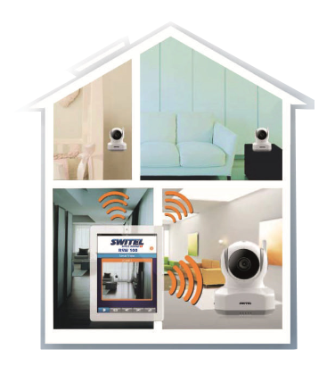 SWITEL BSW 100 Drahtlose Videoüberwachungskamera