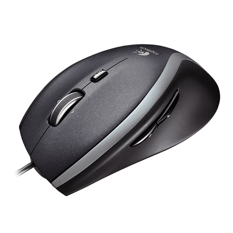 Logitech M500 USB corded Laser Maus schwarz