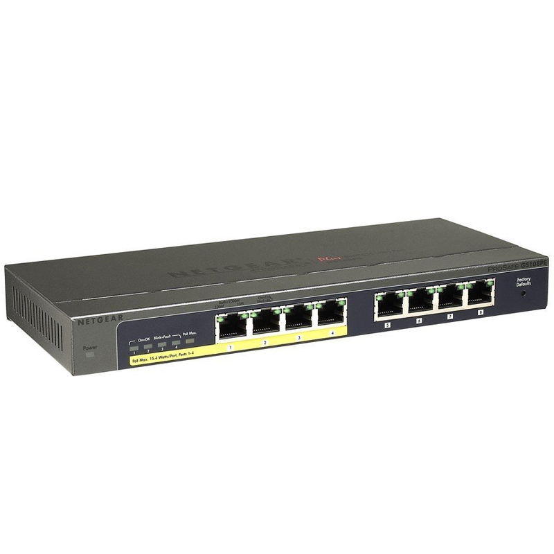 Netgear GS108PE Gigabit Ethernet Switch Ausstellungsgerät