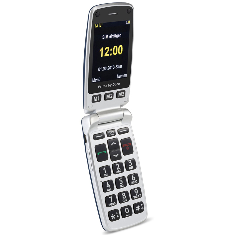 Doro Primo 413 blau Handy