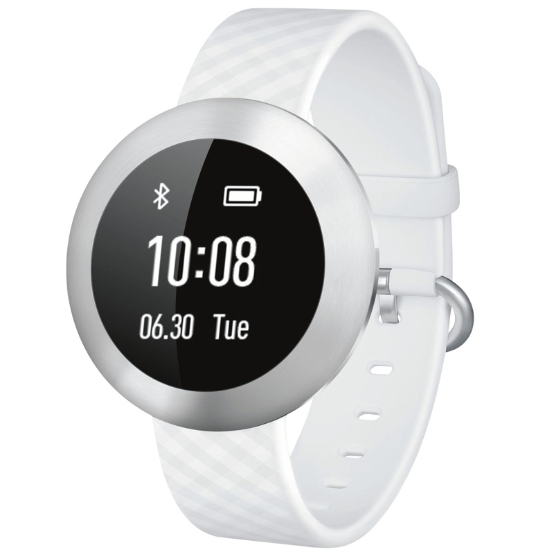Huawei Band Smartwatch mit kurzem Armband weiß