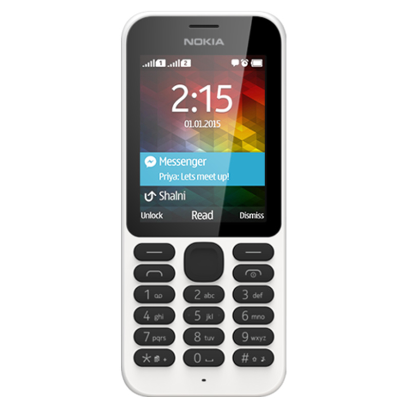 Nokia 215 Dual Sim Handy weiß