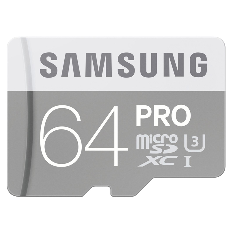 Samsung PRO 64GB micro SDXC Card 90MB/s + Adapter
