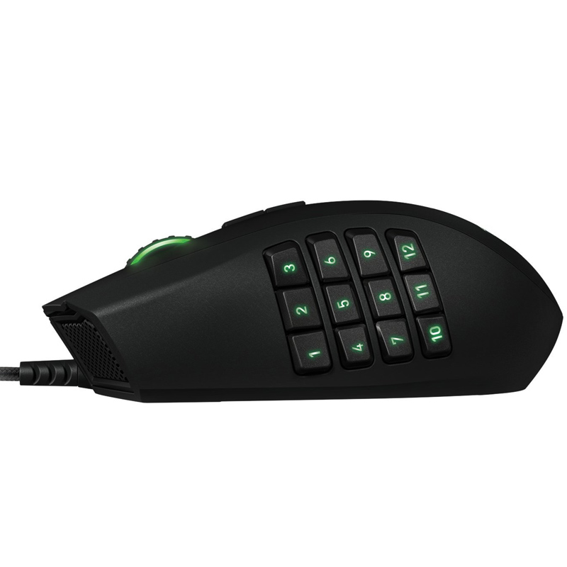 Razer Naga Gaming Maus für Rechtshänder schwarz