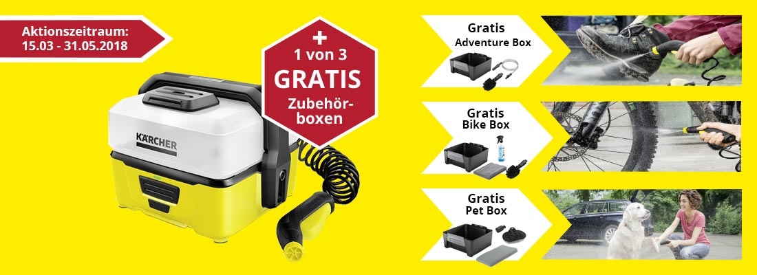 Kärcher OC 3 Mobile Outdoor Cleaner inkl. Pet Box