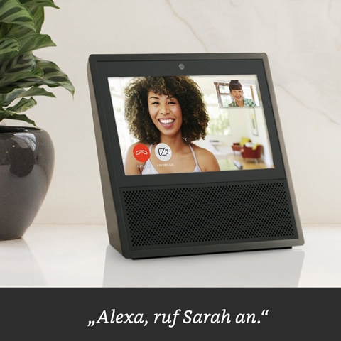 Amazon Echo Show schwarz (2. Wahl)