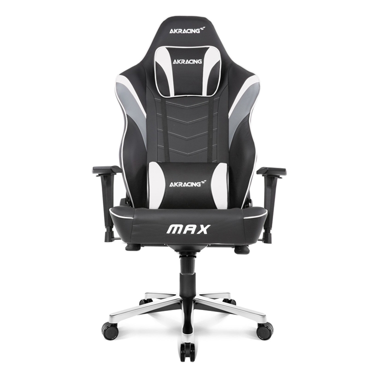 AKRacing Master Max Gaming Stuhl schwarz/weiß