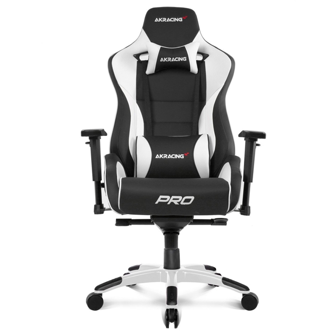 AKRacing Master Pro Gaming Stuhl schwarz/weiß