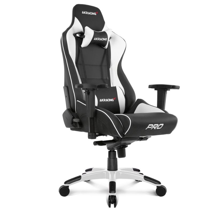 AKRacing Master Pro Gaming Stuhl schwarz/weiß