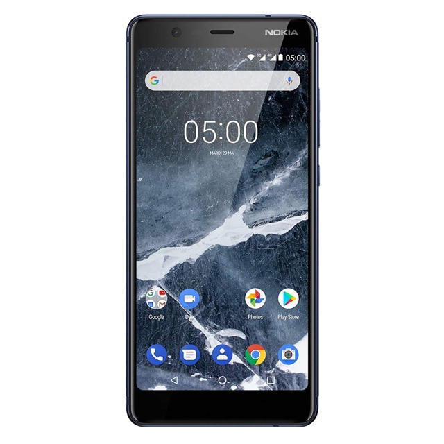 Nokia 5.1 (2018) Dual-Sim Smartphone blau