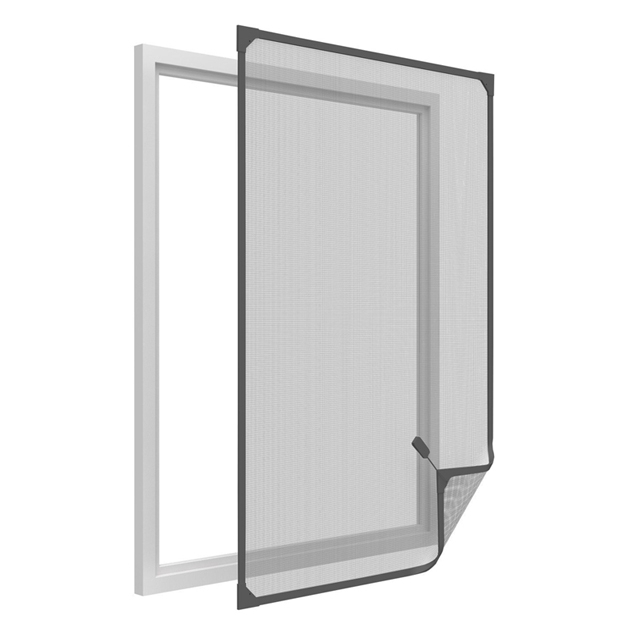 easy life Insektenschutz Fenster 120 x 140cm anthrazit