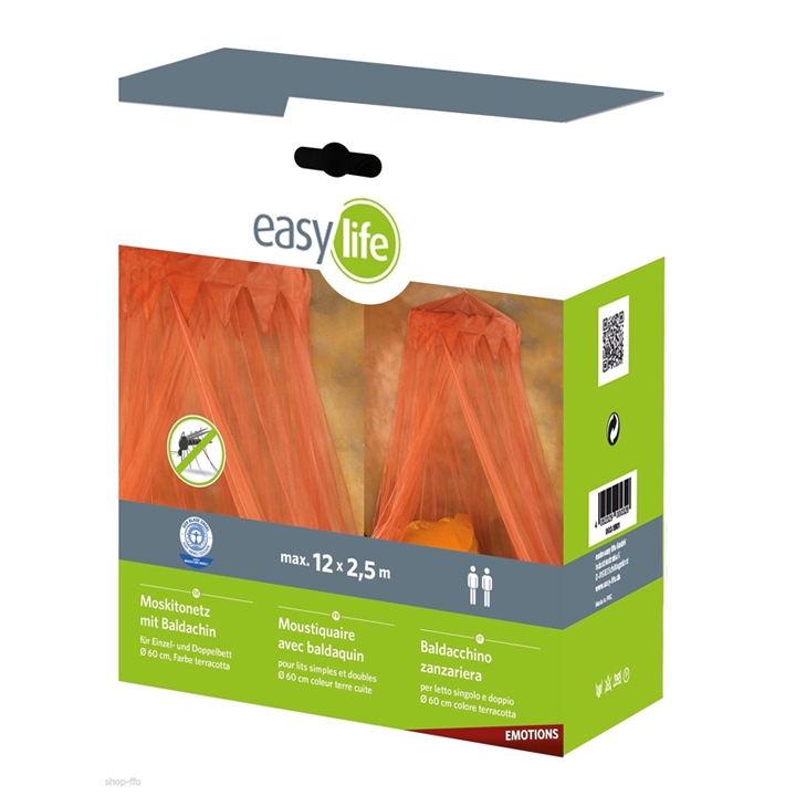 easy life Moskitonetz Orient 12,5x2,5m Betthimmel Baldachin Mückennetz Fliegengitter Nachthimmel
