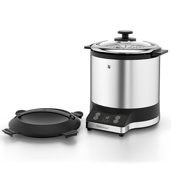 WMF Küchenminis Reiskocher mit Lunch-to-go-Box schonenedes Garen