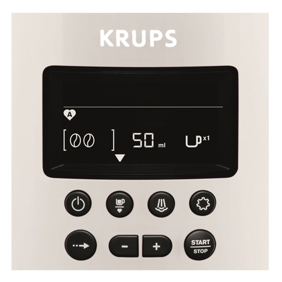 Krups EA 8161 Kaffeevollautomat weiß
