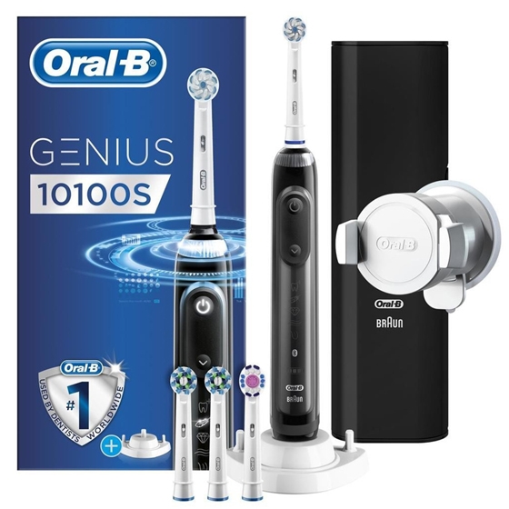 Braun Oral-B Genius 10100S elektrische Zahnbürste Oszillierend/Rotierend schwarz