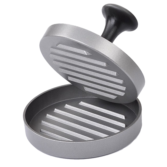 Gräwe Hamburgerpresse inkl. 25 Blatt Backpapier Patties Maker / Burgerpresse