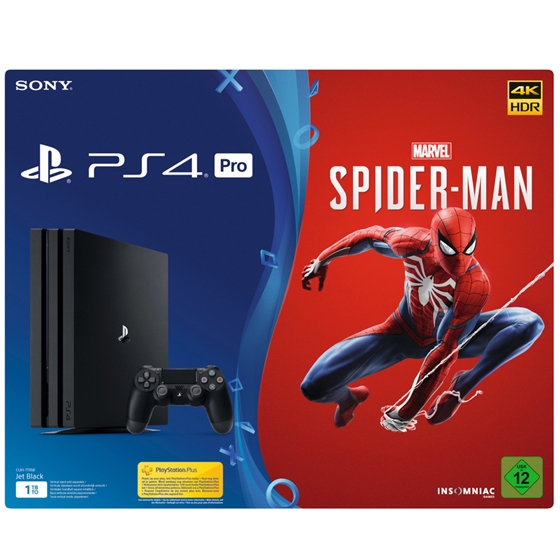 Sony Playstation 4 Pro 1TB inkl. Marvel´s Spider-Man