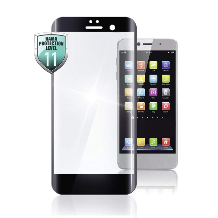 Hama 3D-Full-Screen-Schutzglas für Sony Xperia XZ2 Compact, Schwarz