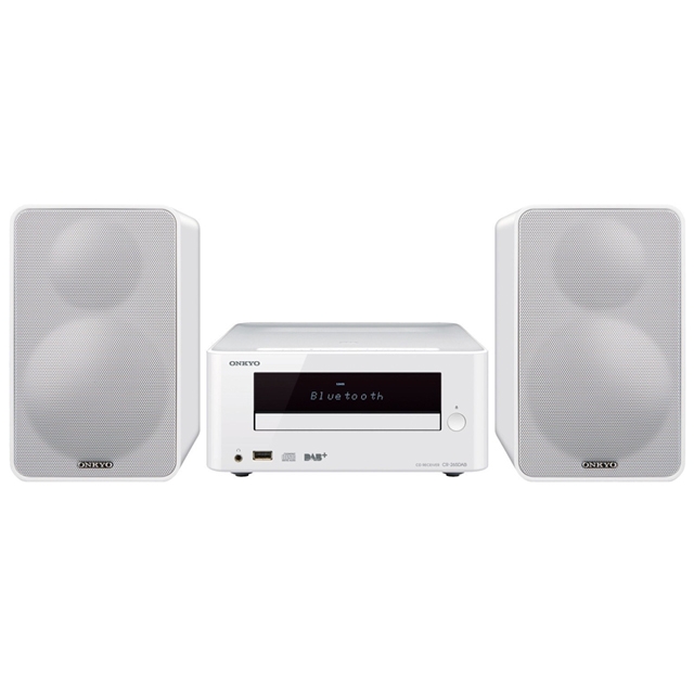 Onkyo CS-265DAB-W CD HiFi Minisystem mit DAB+ weiß 2. Wahl Qualitätsprodukt
