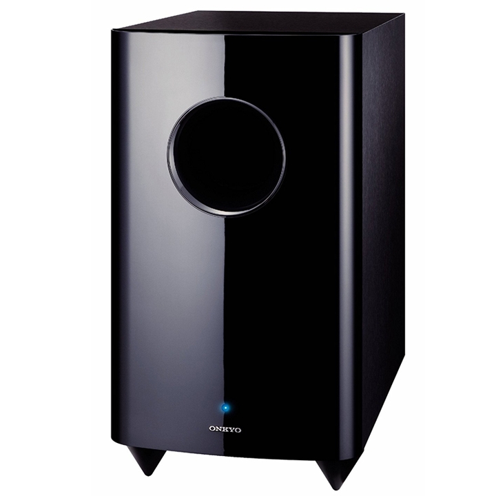 Onkyo SKW-208-B Aktiver Bassreflex-Subwoofer schwarz