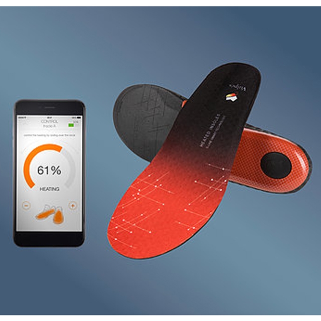 Vulpés S-Line intelligente beheizbare Einlegesohlen Gr. L