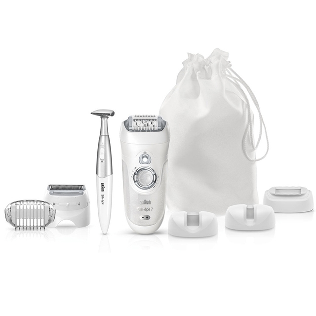 Braun Silk-épil 7 7-561 kabelloser Wet & Dry Epilierer/Epilation weiß