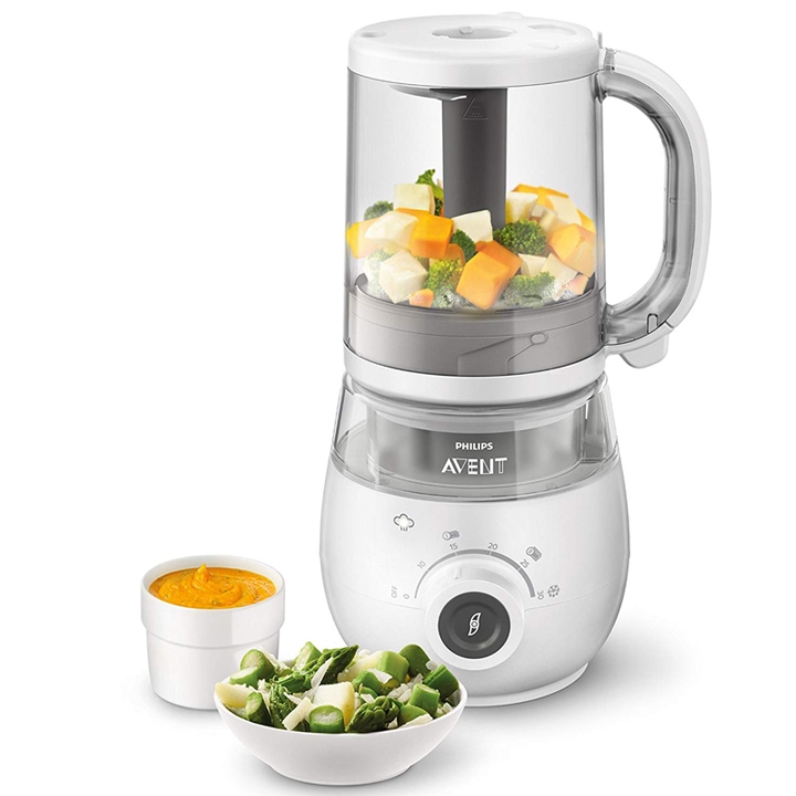 Philips Avent SCF883/01 4-in-1 Babynahrungszubereiter (Dampfgarer und Mixer)