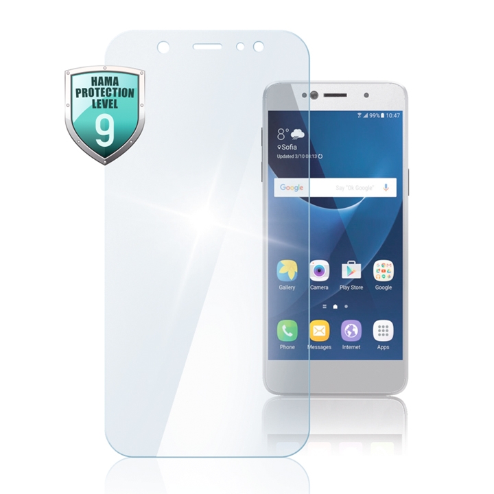 Hama Echtglas-Displayschutz "Premium Crystal Glass" für Samsung Galaxy A9 (2018)