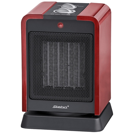 Steba Keramik-Heizer KH 2, Heizlüfter rot/ schwarz
