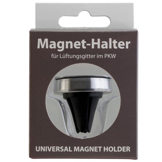 Peter Jäckel Magnet- Halter für KFZ Lüftungsgitter Silver